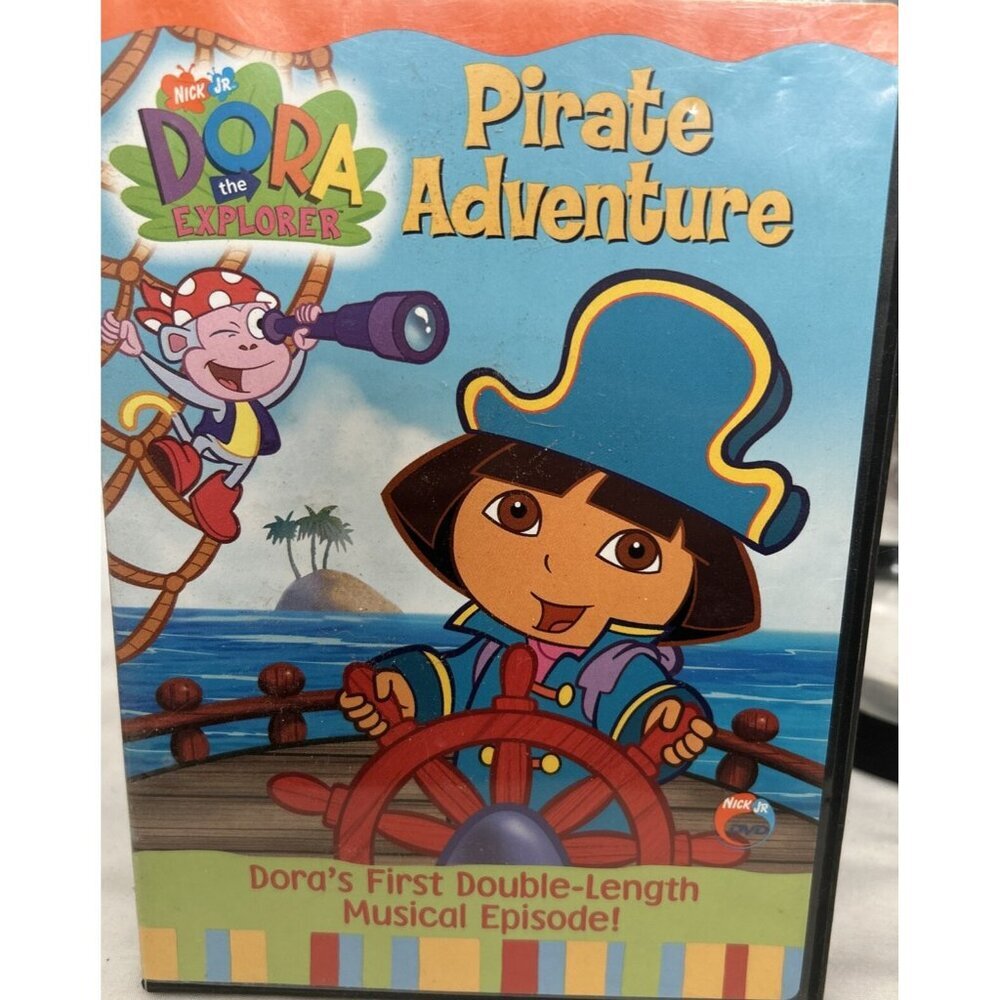 Dora the Explorer Pirate Adventure DVD Nick Jr. Double Length Musical Episode